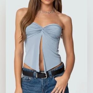 Edikted Women's Twisted Split Front Tube Top